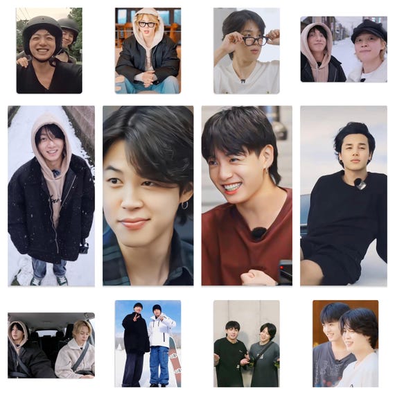 Jimin and Jungkook of BTS Are You Sure Travel Show Handmade