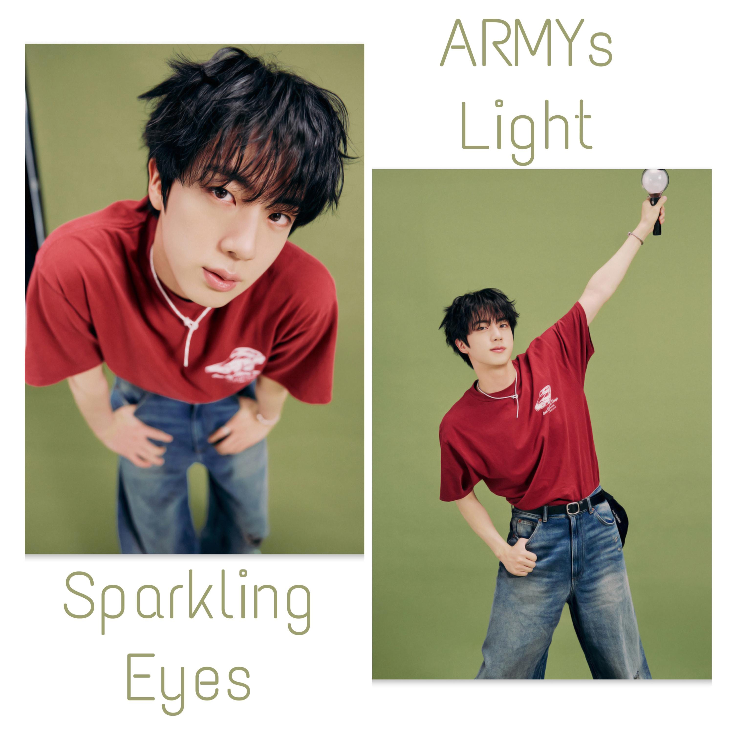Jin of BTS Festa 2025 Photoshoot Handmade Unofficial Photocards