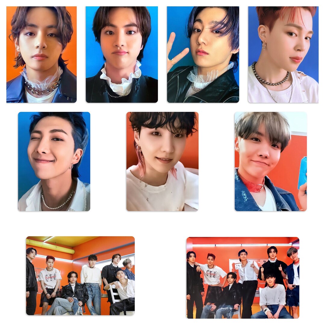BTS Butter Album Cream Version Selfies Handmade Unofficial Photocards