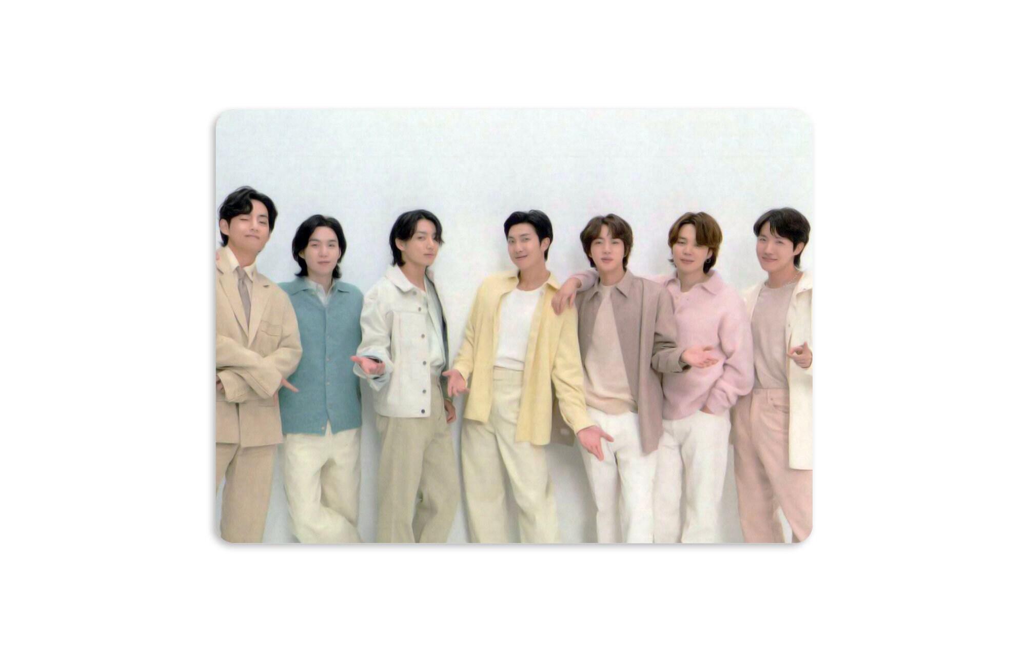 BTS 10 Year Festa Flower Handmade Unofficial Photocards RM