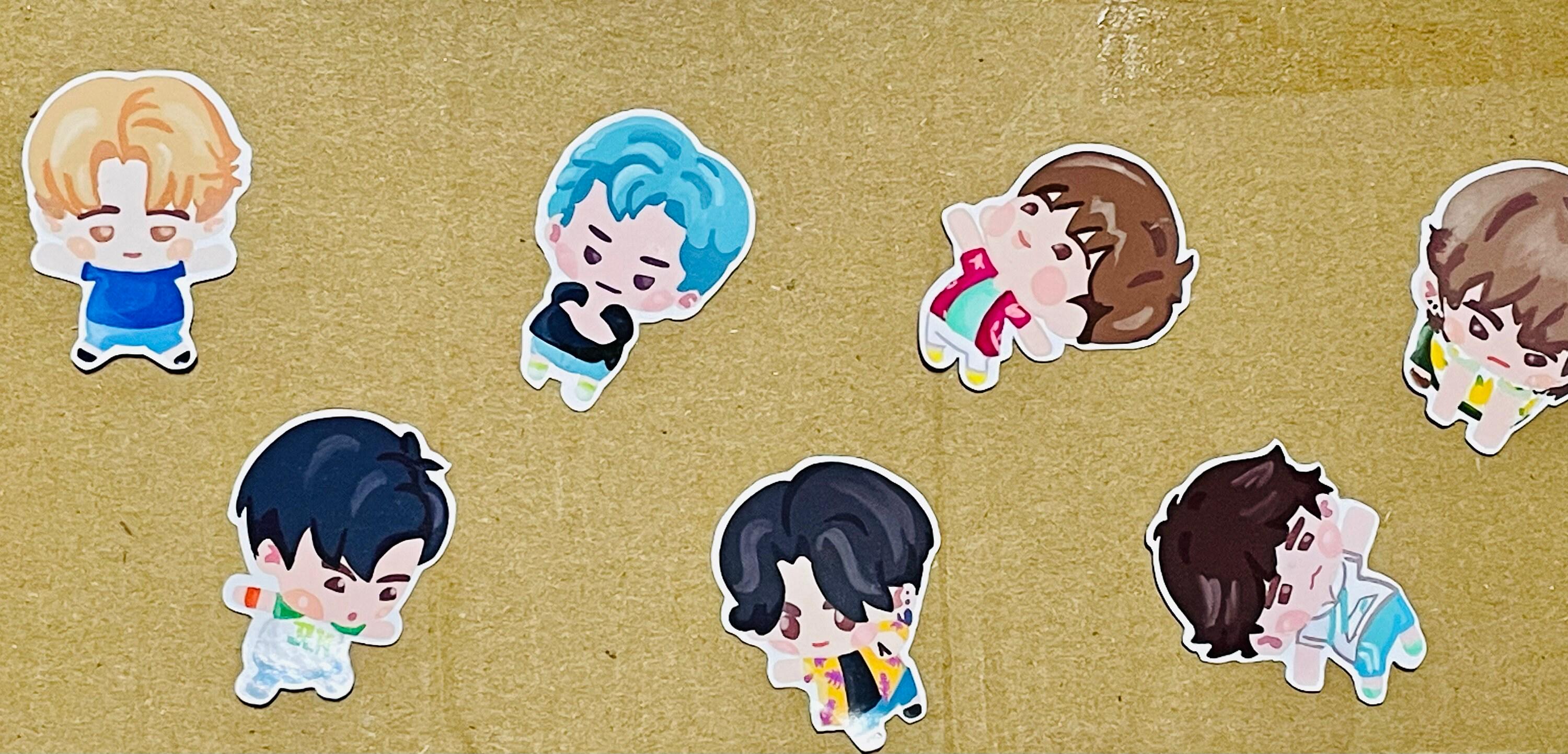 BTS Island in the Seom Handmade Unofficial Cute Fanart Vinyl