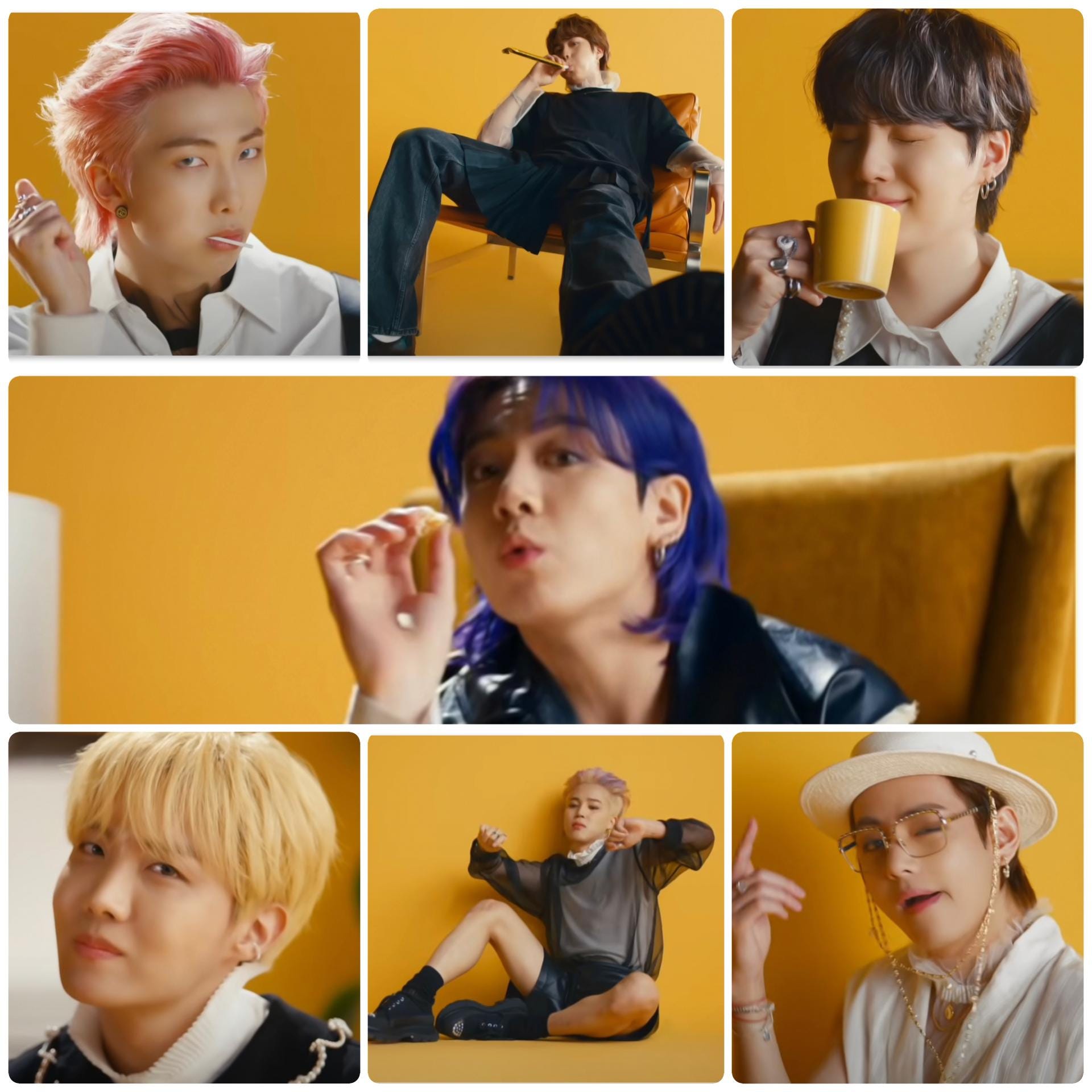 BTS Butter Music Video Solo Poses Handmade Unofficial Photocards