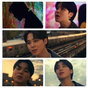 Jimin of BTS Angel Music Video from Fast X Handmade Unofficial Mini Photocard Set Park Jimin Bias Bangtan