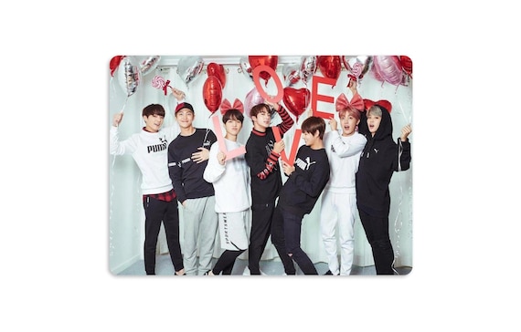 BTS Valentine's Day Handmade Unofficial Photocards RM Jin SUGA
