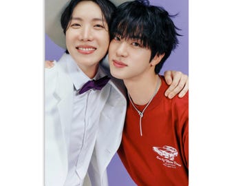 BTS jin MOSうちわ+バンバンコンプレフォトセット Jin and Jhope of BTS Festa 2025 Photoshoot Handmade Unofficial