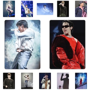 J-Hope de BTS Hope On The Stage Tour en Seúl, set 1, tarjetas fotográficas no oficiales hechas a mano, Jung Hoseok Hobi