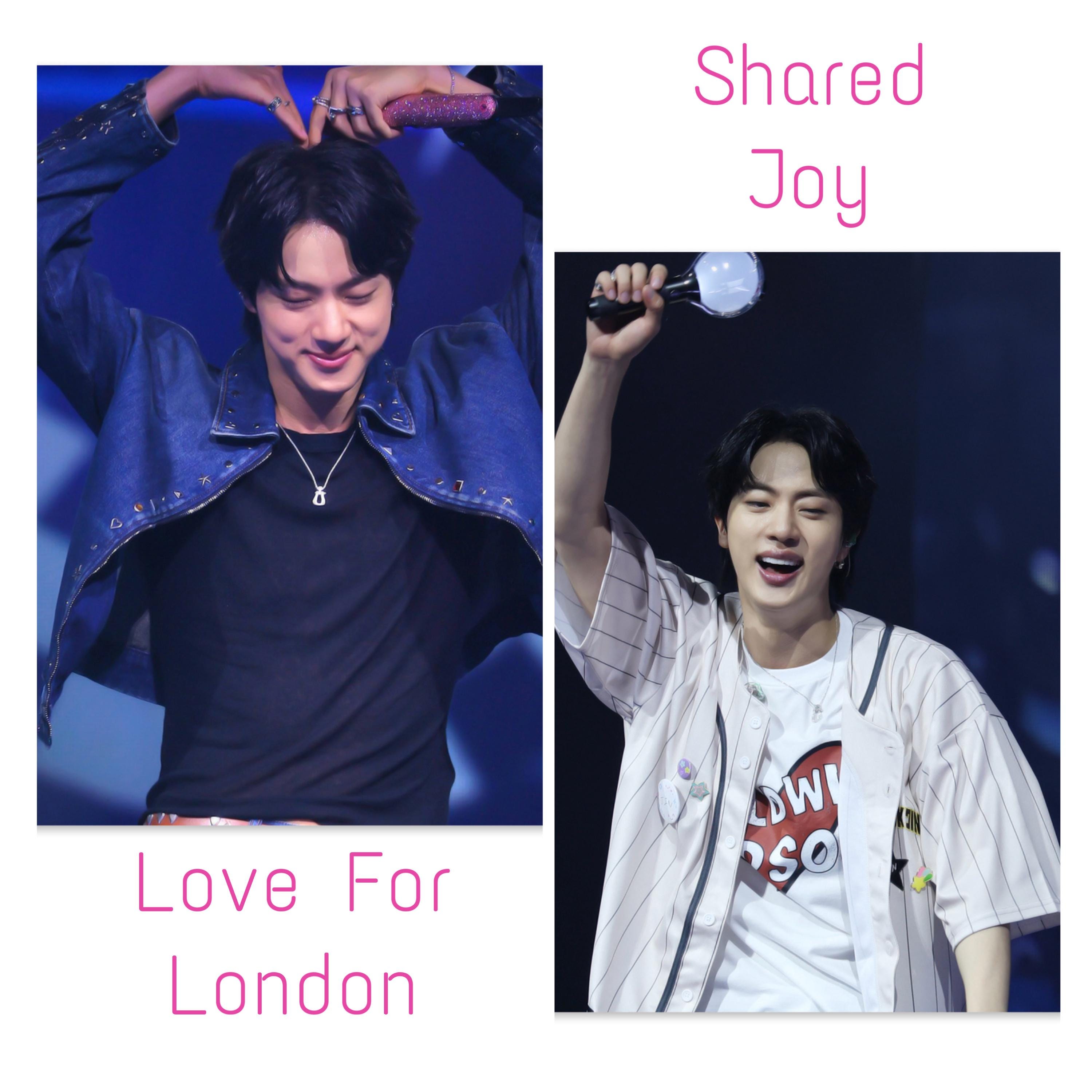 Jin of BTS Run Seokjin World Tour London Day One Handmade