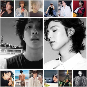 Publicaciones de Instagram de BTS: Tarjetas fotográficas no oficiales hechas a mano, RM Jin, SUGA, Jhope, Jimin, V, Jungkook, Bangtan Boys