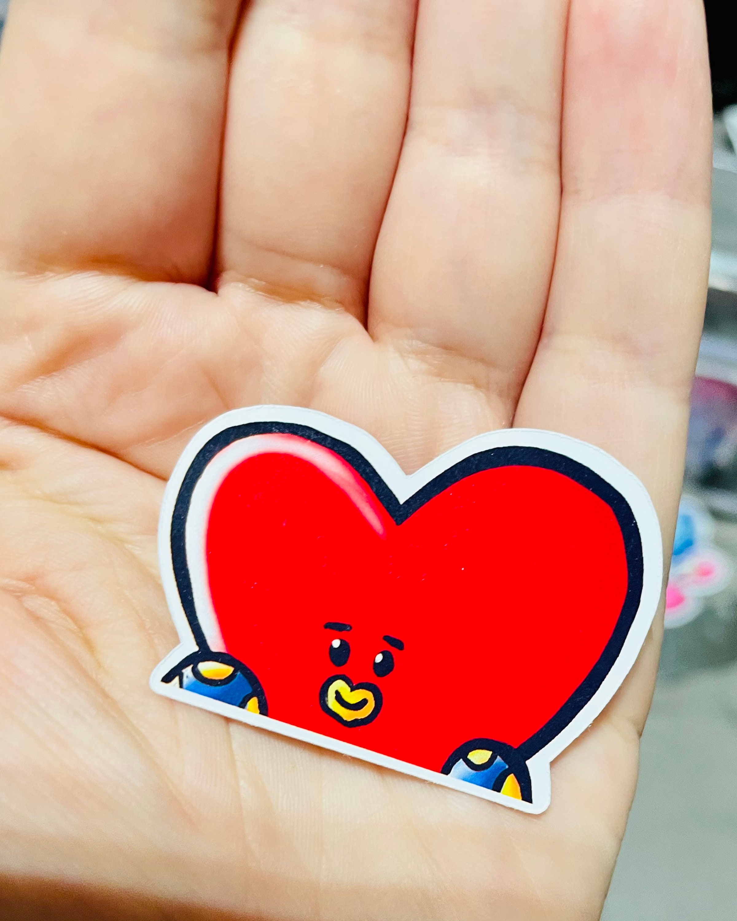 BT21 Handmade Vinyl Stickers BTS Koya Shooky Mang RJ Cooky Chimmy Tata ...