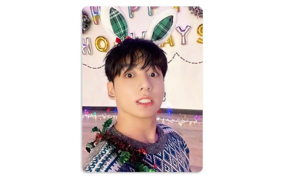 BTS Butter Holiday Remix Cute Christmas Selfies Handmade