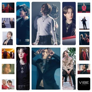 Jimin of BTS and Taeyang Vibe Music Video Handmade Unofficial Photocards Park Jimin BTS ARMY