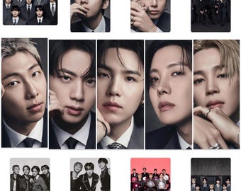 BTS ARIRANG Álbum Promoción Sesión de fotos Tarjetas fotográficas no oficiales hechas a mano RM Jin Suga jhope Jimin V Jungkook