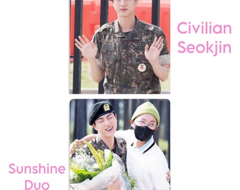 BTS ジン トレカ Armyブース Jin of BTS South Korean Army Military Service Discharge Ceremony