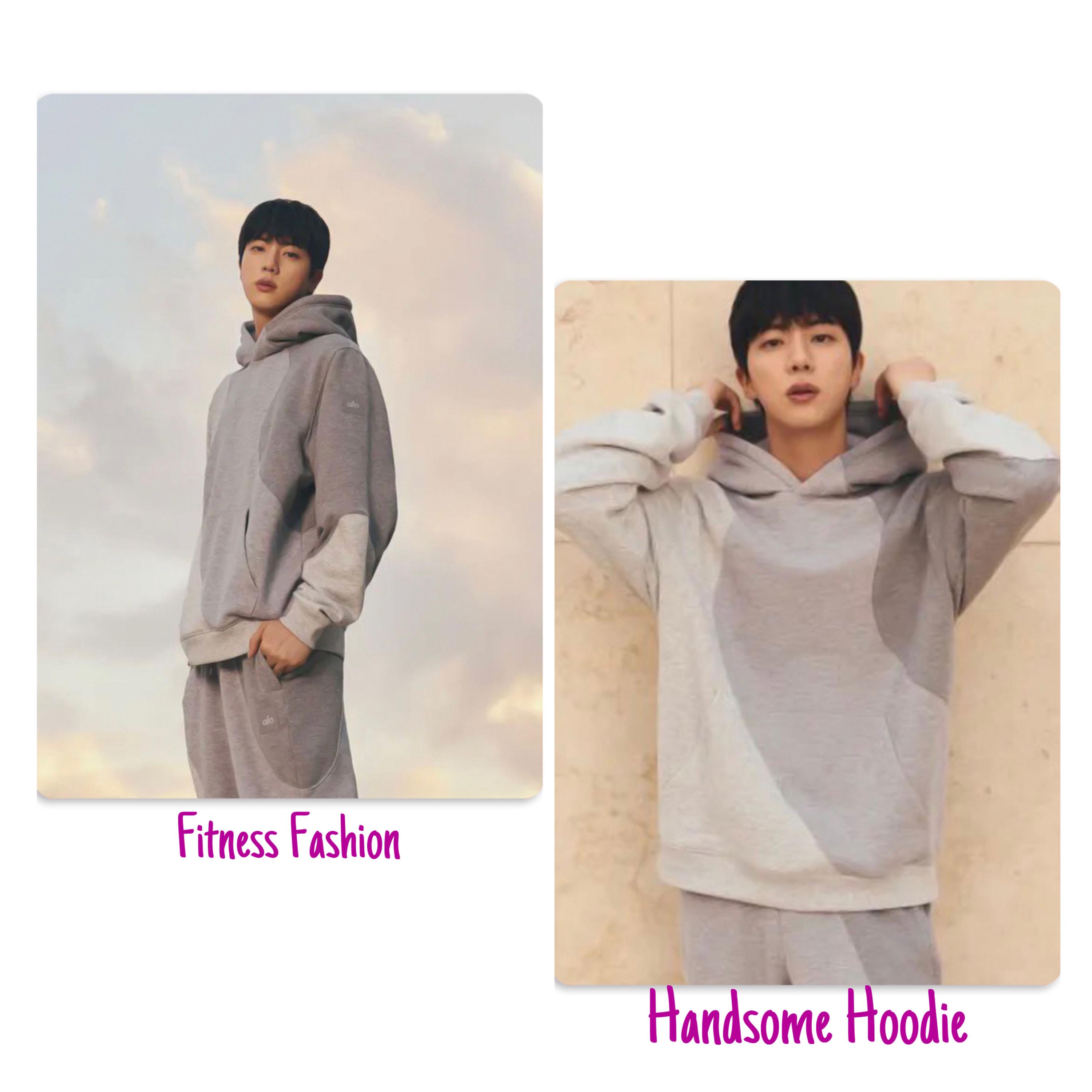 Jin of BTS Alo Athletic Clothing Ambassador Campaign