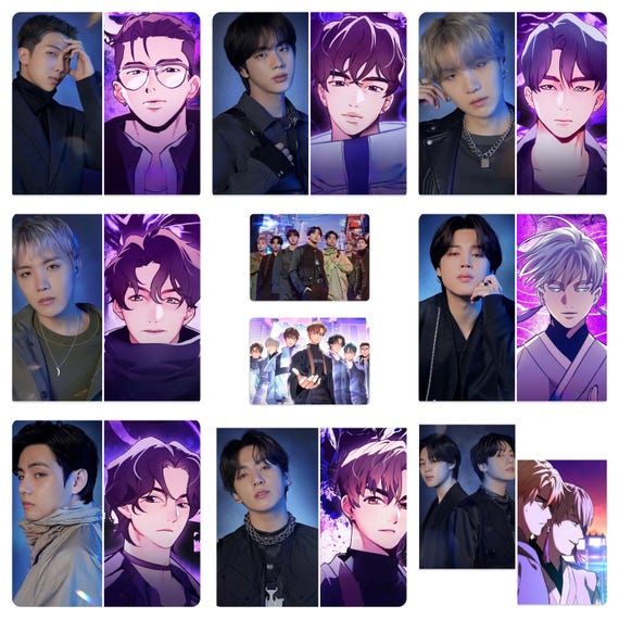 BTS 7 Fates: Chakho Webtoon Manwha Double Sided Handmade