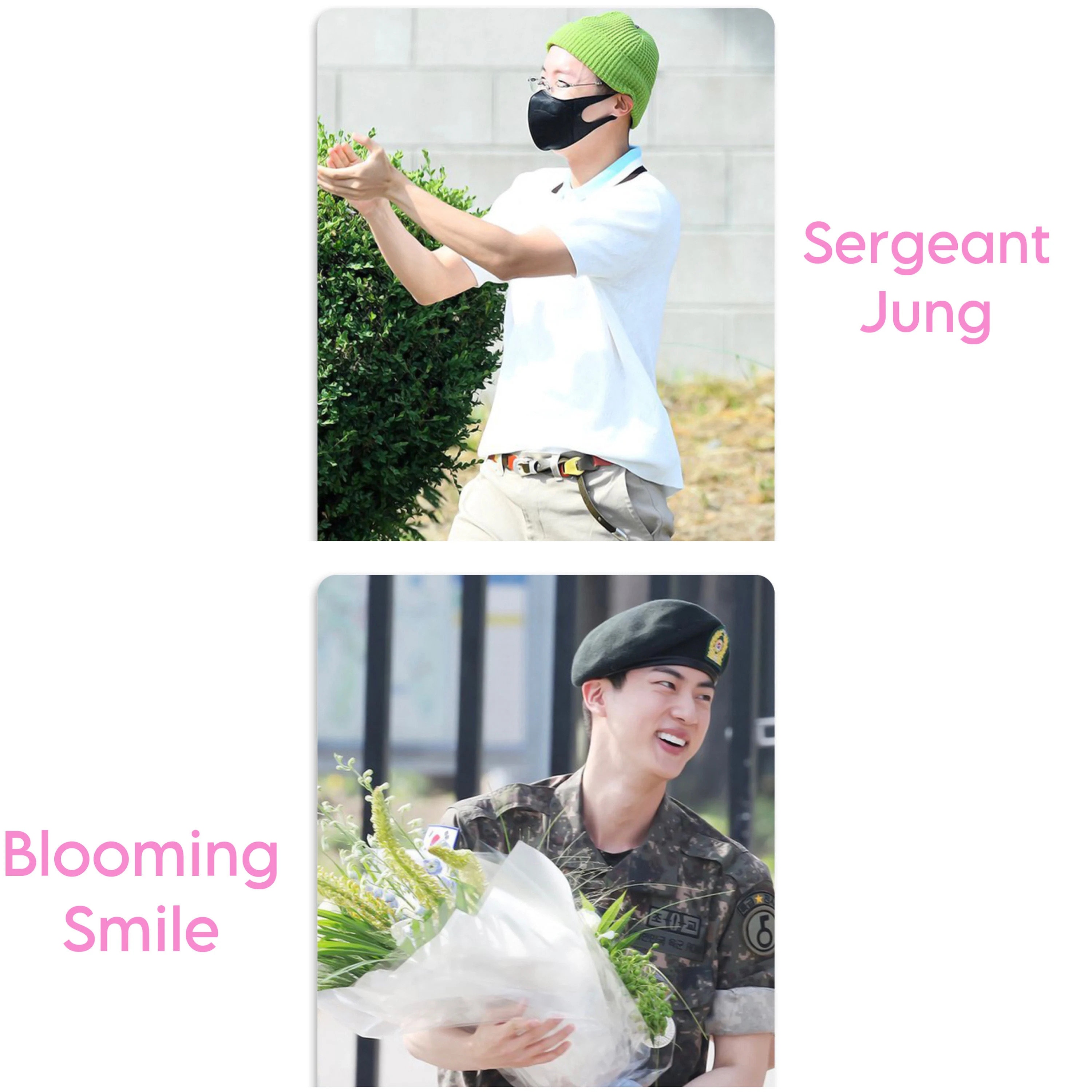 Jin of BTS South Korean Army Military Service Discharge Ceremony