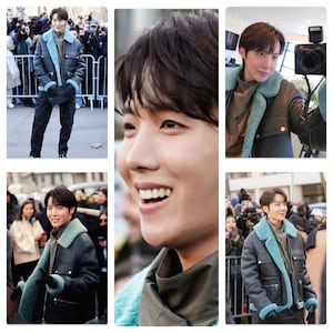 Jhope de BTS Desfile de moda de París Tarjetas fotográficas no oficiales hechas a mano Jung Hoseok Semana de la moda Hobi Bias