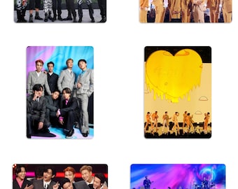 BTS 7 Members Hand-painted Picture Printed Frame 8 Set Full Set - Etsy