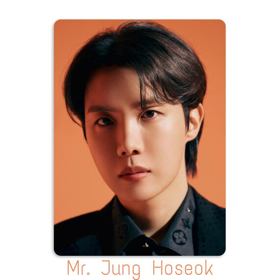 Jhope of BTS Festa 2025 Photoshoot Handmade Unofficial Photocards