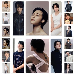 Jimin of BTS Face Album Promotional Images Handmade Unofficial Photocards BTS Park Jimin Bangtan