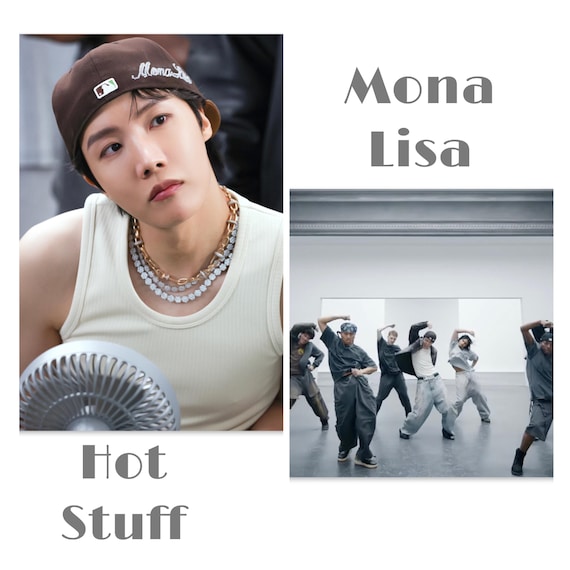 Jhope of BTS Mona Lisa Music Video and Promotion Handmade
