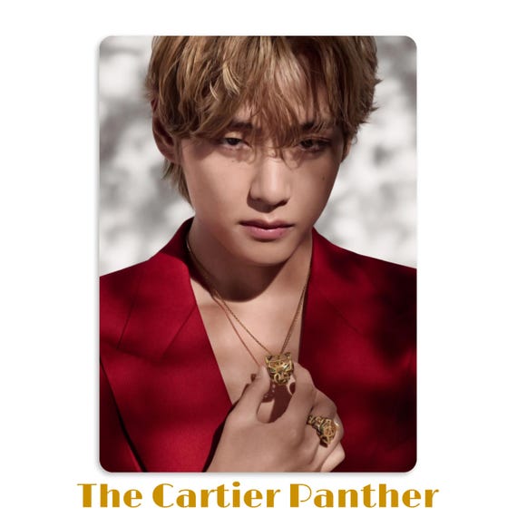 BTSのV、カルティエファッションブランドの写真撮影、手作りの非公式