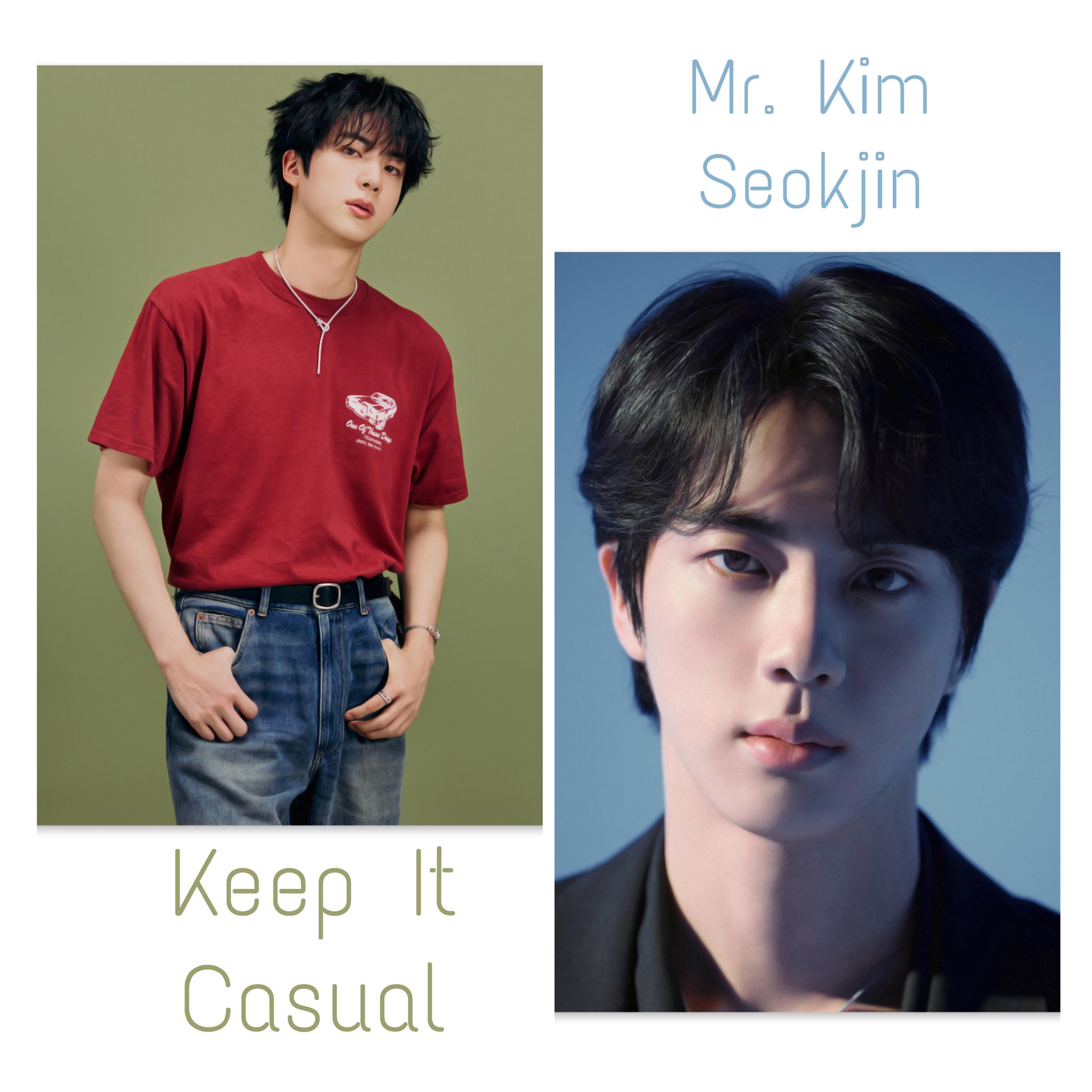Jin of BTS Festa 2025 Photoshoot Handmade Unofficial Photocards