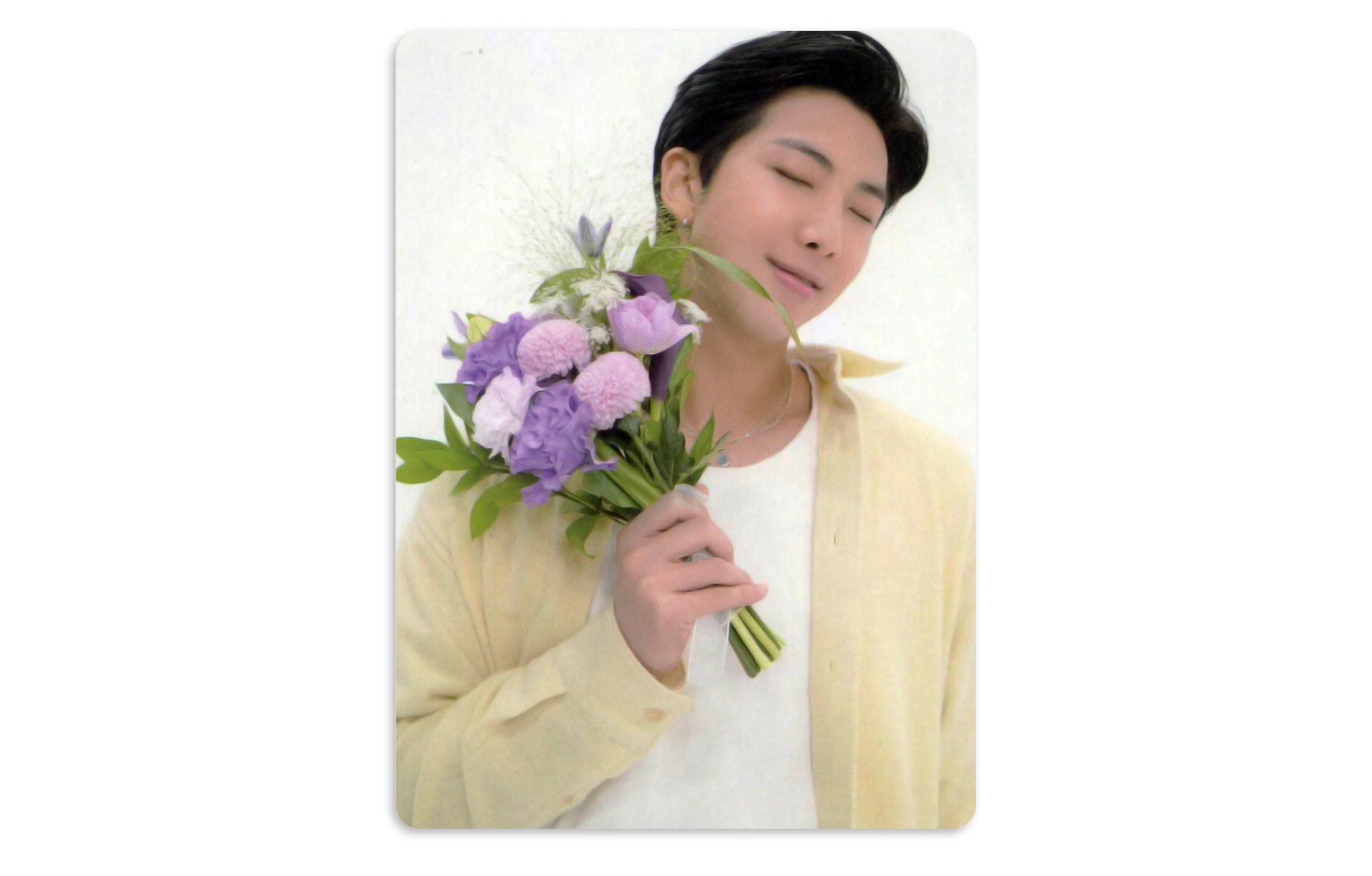【年中無休】 Year 10 BTS Festa RM Photocards Unofficial Handmade Flower K-POP/アジア