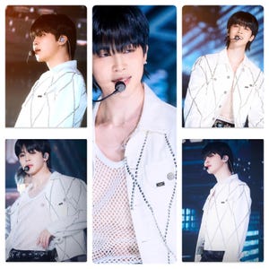Jimin of BTS Like Crazy Inkigayo Performance Mini Handmade Unofficial Photocard Set Face Solo Album