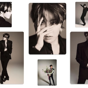 Sesión de fotos de Jhope de BTS para la revista W Korea Tarjetas fotográficas no oficiales hechas a mano Jung Hoseok Hobi Jhope Bias BTS ARMY Bangtan Boys
