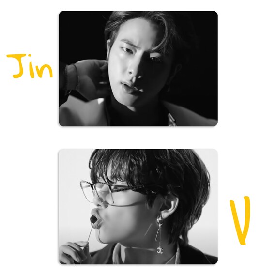 BTS Butter Music Video Black and White Handmade Unofficial