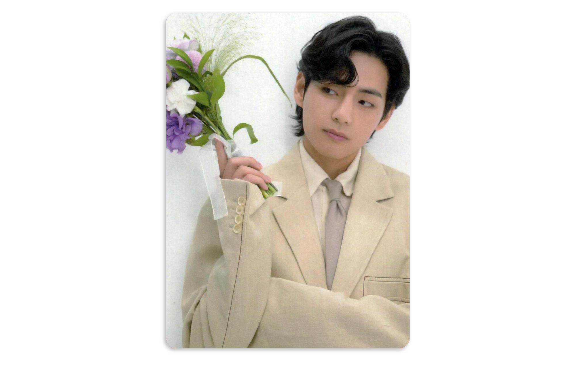 BTS 10 Year Festa Flower Handmade Unofficial Photocards RM
