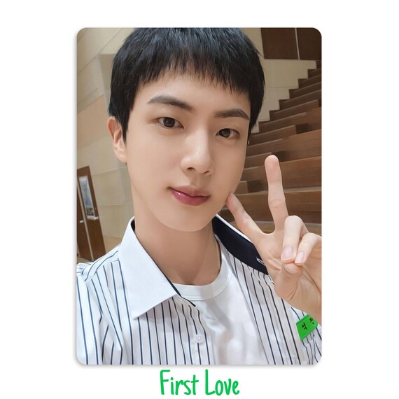 Jin of BTS Run Jin Episode Two Handmade Unofficial Photocards BTS