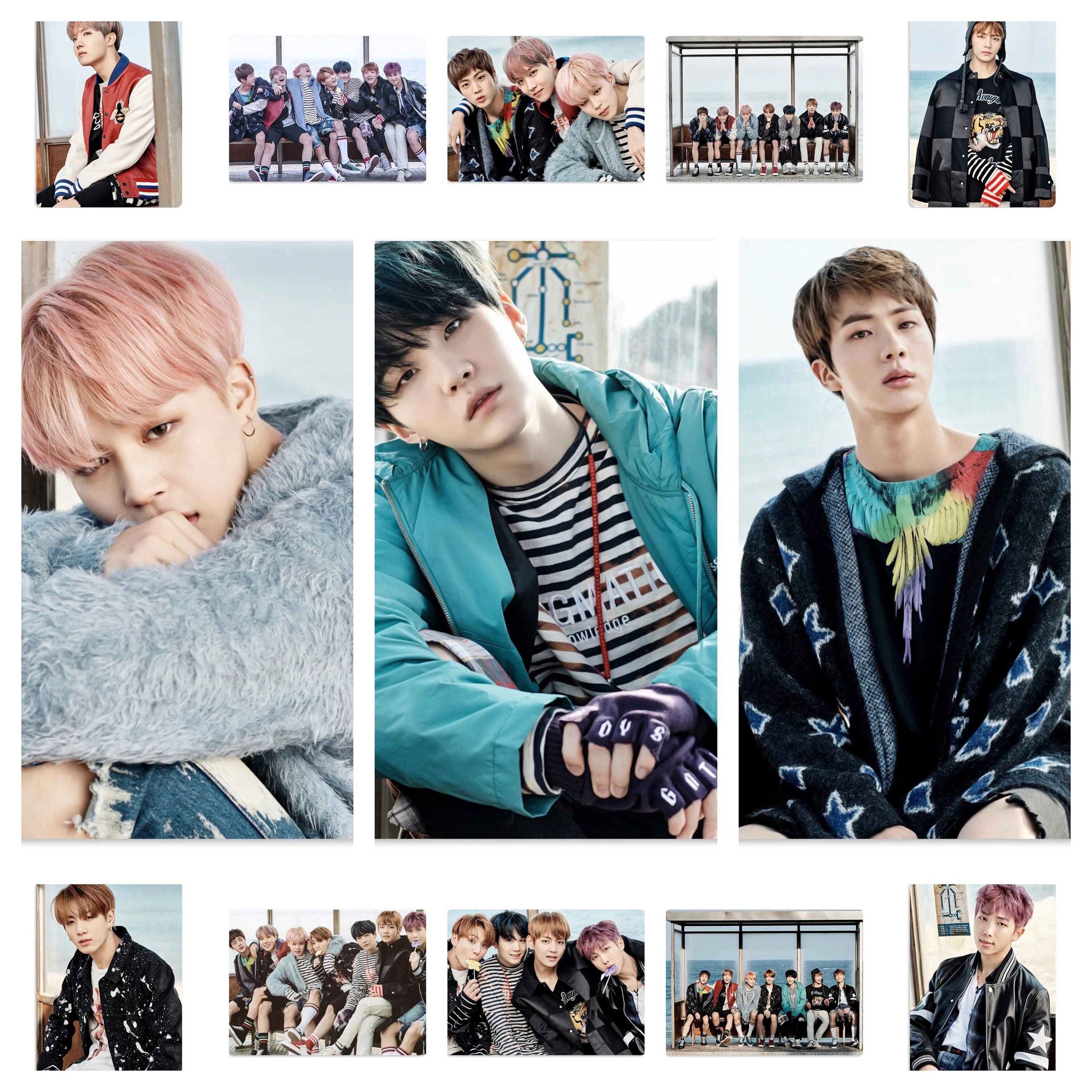 BTS You'll Never Walk Alone Bus Stop Photoshoot Handmade