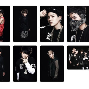 Débuts BTS faits main, cartes photo non officielles No More Dream Set 2 RM, Suga, jhope, V, Jin, Jimin, Jungkook Army BTS Bias