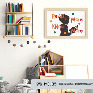 Silhouette of Children, Child reading book svg, Silhouette of Children, Book lover svg, Bookworm svg, Girl reading book, Girl with a book, Book girl, Reading svg, Librarian svg