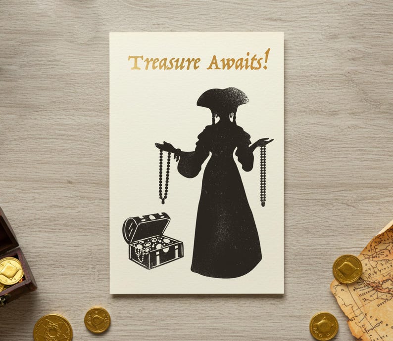 Pirate Girl Silhouette Clip Art, Caribbean Pirate Ship (SVG, PNG, EPS) image 2