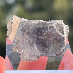 Yaogangxian Light Blue Fluorite Cube Cluster - With Phantom and Inclusions - from Hunan, China