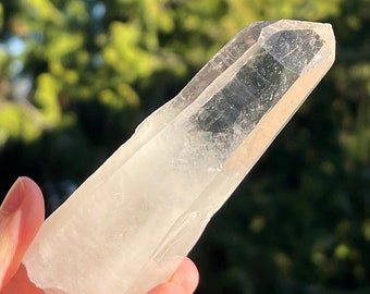 Punta di cristallo di quarzo fantasma della Mongolia Interna - Trasparente - dalla Cina