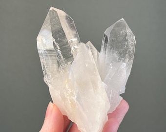 Arkansas Clear Quartz Crystal Cluster -- Nice Clarity and Quality, Self Standing -- From Mt. Ida, Arkansas
