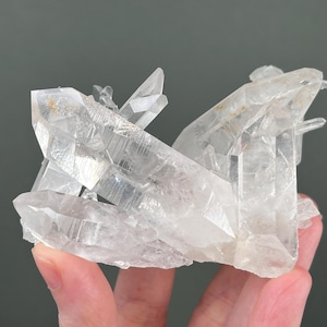 Arkansas Clear Quartz Crystal Cluster -- Self Standing, Nice Quality -- From Mt. Ida, Arkansas