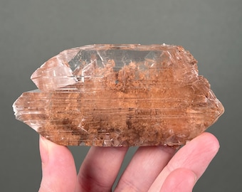 Clear Selenite Crystal with Inclusions -- Nice Luster and Clarity -- from Bermejillo, Durango, Mexico