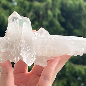 Large Arkansas Clear Quartz Crystal Cluster -- Very Nice Quality -- From Mt. Ida, Arkansas