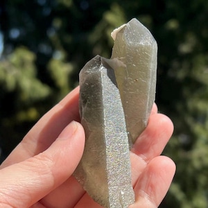 Huanggang Green Double Quartz from Inner Mongolia, China