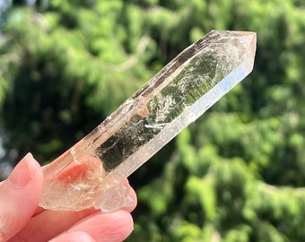 Punta di cristallo di quarzo ialino della Mongolia Interna - Ottima qualità e chiarezza - dalla Cina