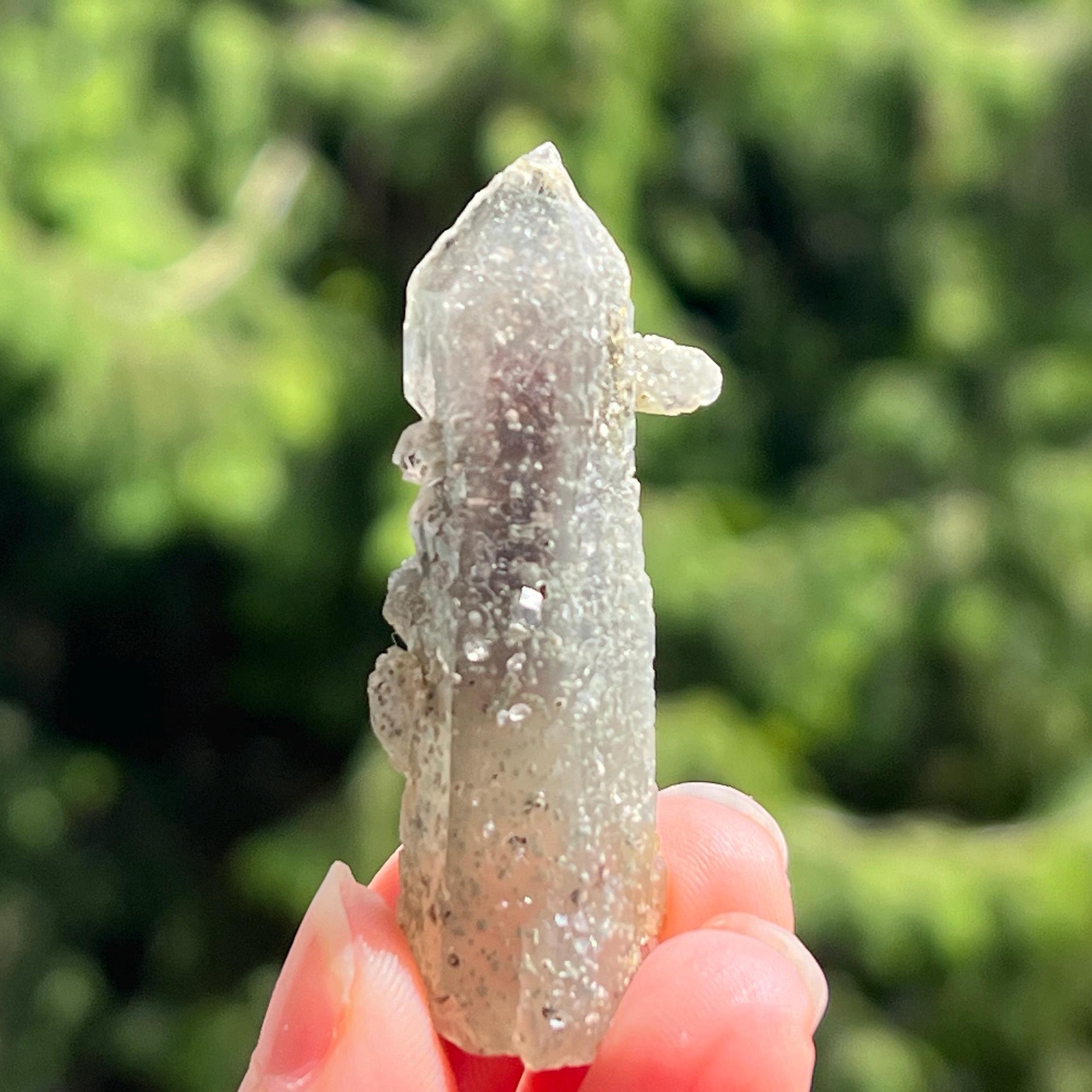 Inner Mongolia Green Quartz with Hematite Inclusions from China