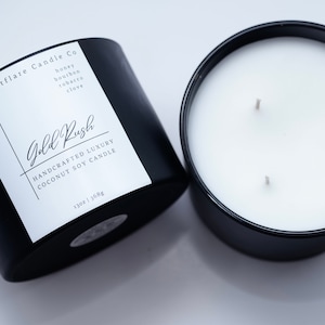Honey bourbon | 3 wick candle | luxury scent | large candle | soy candle | homemade decor | gift idea