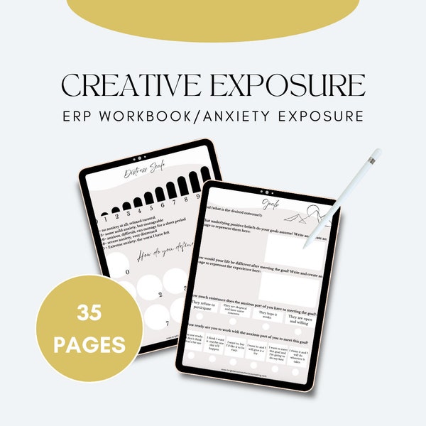 Creative Exposure Workbook for Anxiety