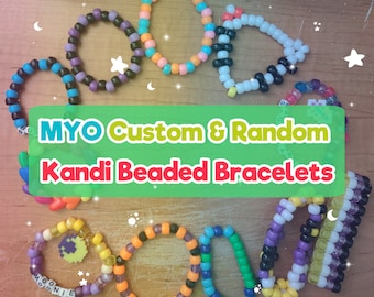 Niestandardowe Kandi Singles, Tajemnicze Kandi, Bransoletki z koralików Kandi, Spersonalizowane, Kpop, LGBTQ, Bransoletka przyjaźni, Fairy Kei, Decora Kei, Rave