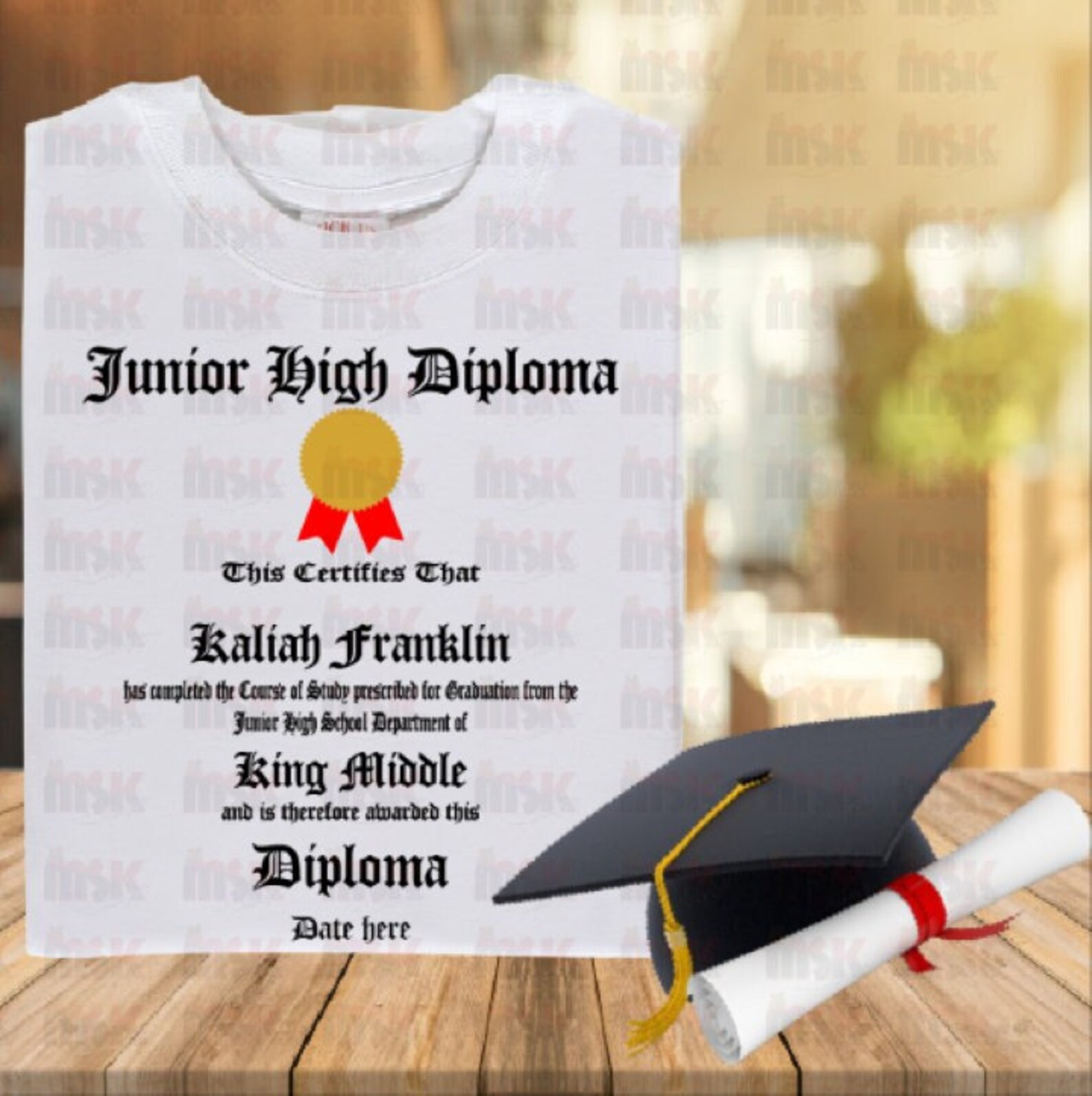 Middle School Diploma Certificate Etsy Middle School Diploma Certificate Etsy
